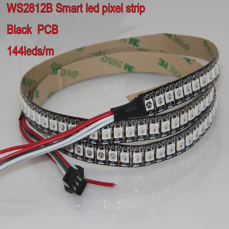 5 Meter 5050 RGB Built-in WS2812 IC LED Pixel Strip Light 3060144 ledm Programmable Individual Addressable DC5V Tape Lamp (4)