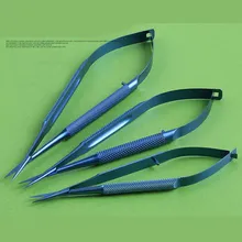 Микроскопические инструменты 12,5 см Микро ножницы, конъюнктива зубчатые, щипцы, датчики, крючки, лопатки, офтальмологические щипцы