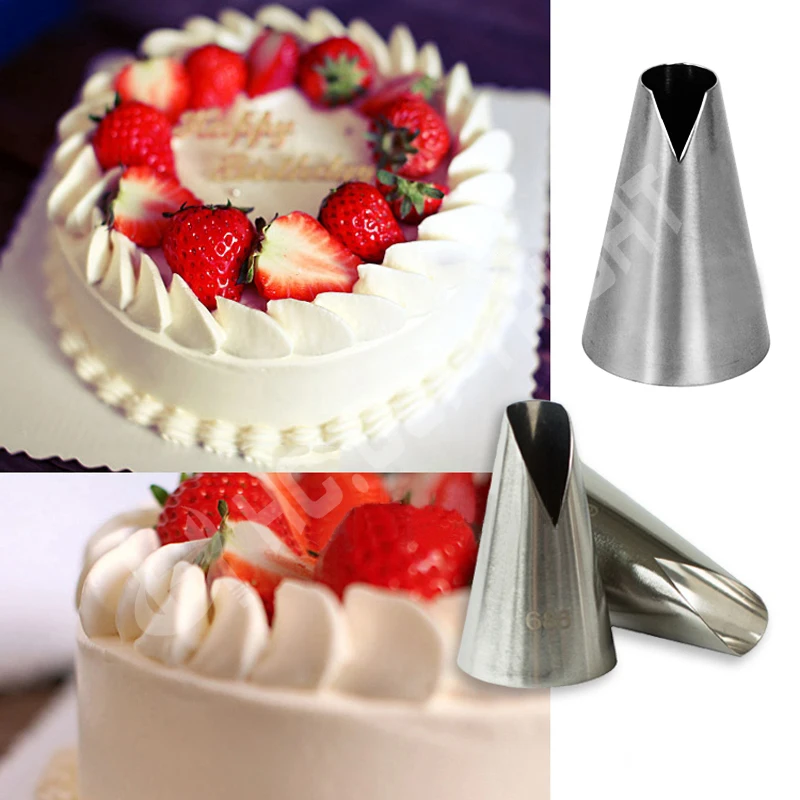 

Flower Icing Piping Tips 5 style 1 pcs Stainless Steel Nozzles Pastry Fondant Cake Decorating Tip cake making Pastry Tool