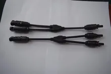 Solarparts 1sets Y Type male/female MC4 connector Solar Cable for RV/Boat/Camping Car 12V solar panel solar cell solar flexible