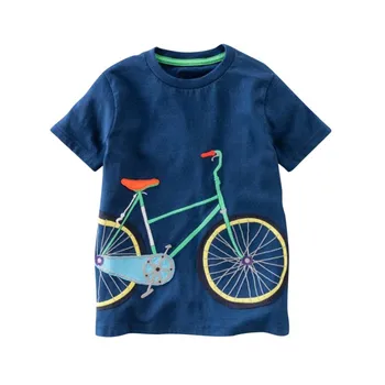 

Hot Sale Baby Boys T-shirt Cartoon Printing Short Sleeve Summer Tee Shirts Tops Comfortable Dressing