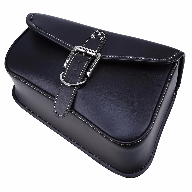 Bolsa de Sela da Motocicleta Couro do Plutônio Armazenamento para Harley Moto ao ar Possbay Lado Bagsblack Ferramenta Bolsa Ferro 883 Sportster 1200 Bolso Livre 5 bagsblack couro do plutônio ferramenta saco armazenamento