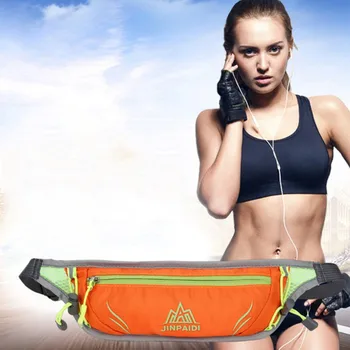 

Reflective Adjustable Outdoor Sport Bag Running Belt Waist Pack Travel Handy Hiking Zip Pouch Money Phone Pack Belt Sport bag