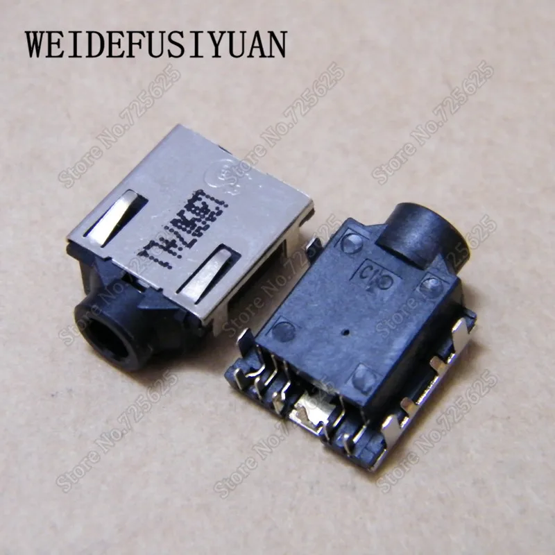 10pcs lot Audio Jack Connector for HP Pavilion G4 1000 G6 1000 G7 1000 6Pin Headphone Microphone Socket 3 5mm Port