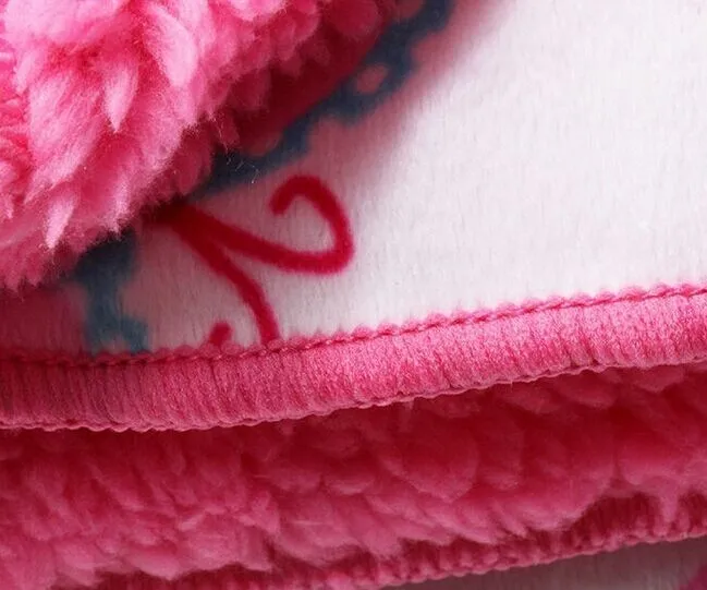 1 шт. одеяло для новорожденных короткое плюшевое детское мягкое супер мягкое одеяло с рисунком для сна детское одеяло 102*76 см TRQ0001
