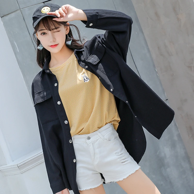 2018 De Mode Nouvelle Black La Ljj0131 Patch Femmes Chaud Femme Bf green Taille Plus Automne Lâche Designs Lettre Printemps Veste Manteau Tops Style yellow rWn0AqwYr