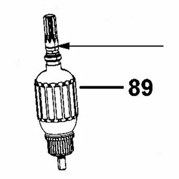 

ARMATURE 220-230V Rotor N087478 Replace For Dewalt D25960 D25961K