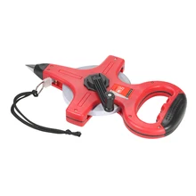 100 m/328ft Профессиональный сантиметр рулетка выдвижной Открытый катушка длинная измерительная лента выдвижной Tapeline измерительный инструмент