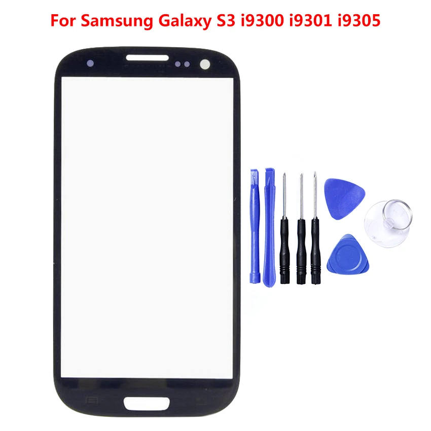Для samsung Galaxy S5 S4 S3 i9300 i9305 i9300i i9301 i9301i i9308i переднее внешнее стекло Сенсорная панель экран дигитайзер дисплей