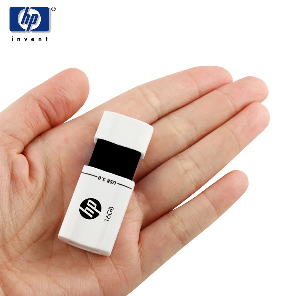 ФлешкаHp mini usb flash drive 16 ГБ высокая скорость 3.0 флешки x765w usb флэш-памяти диска пластиковые cle usb stick memoria 16 ГБ ручка диск флешки