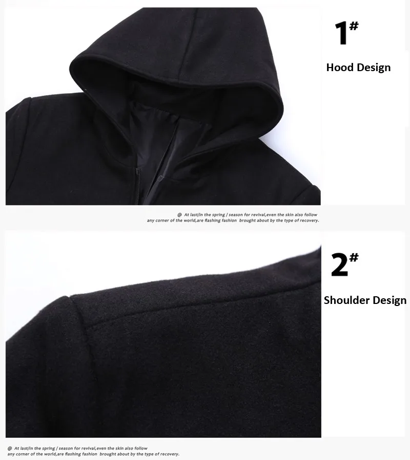 mens wool military coat