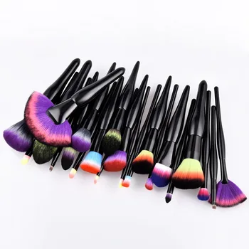 

by dhl 10sets Cosmetics Brushes Tool Kit Face Foundation Blush Powder Eyeshadow Sector Oval 22pcs Makeup Brush Set new