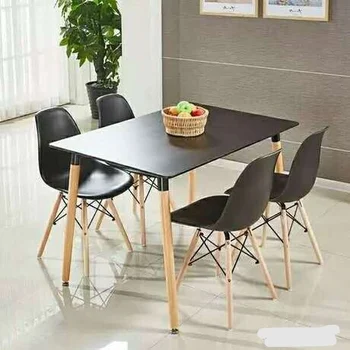 

Dining Tables Dining Room Furniture Home Furniture solid wood dining table tea table rectangle minimalist modern 120*80*75cm