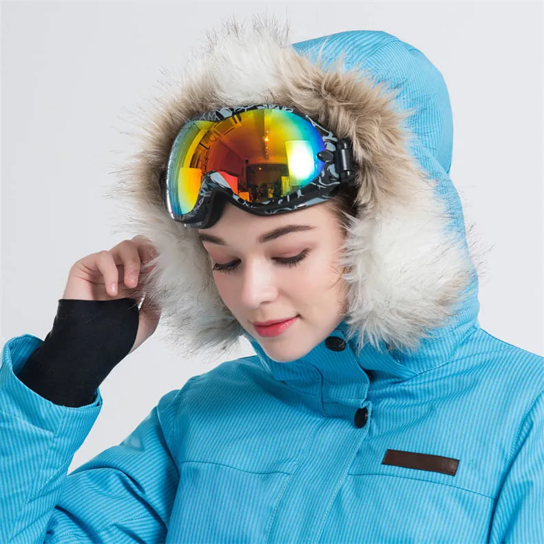 Женская зимняя теплая куртка, лыжная куртка, женская куртка для ...