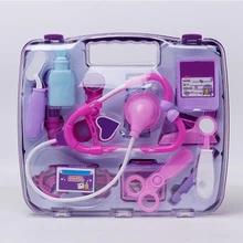 Медицинская игра в доктора Медицинский Набор доктора игрушка чемодан ролевые игры для детей докторский стетоскоп игрушки для детей Для мальчиков девочек