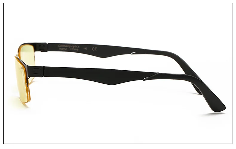 Новые повседневные Модные Простые высококачественные анти-синий светильник очки компьютерные очки металлическое плоское зеркало в раме мужские очки
