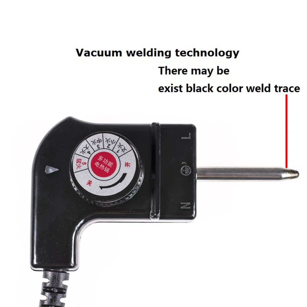 Hotpot Barbecue Accessories 110V 220V 1.5M Power Cable 5 Gear Temperature Control Switch Coupler Plug 3 In 1 2500W