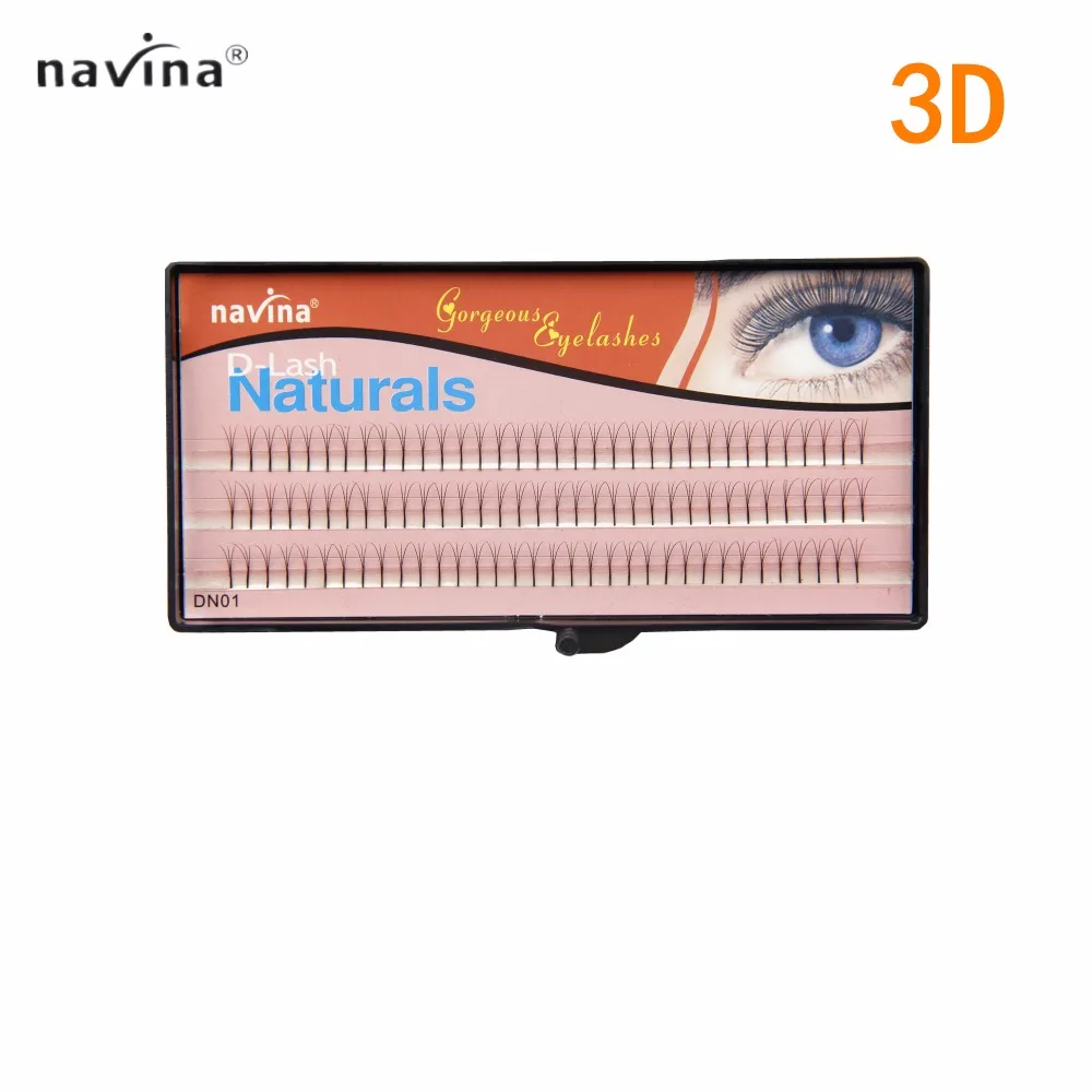 NAVINA D Curl 0 12 мм Толщина 102 полоски отдельные накладные ресницы удлинительные 8 мм/10
