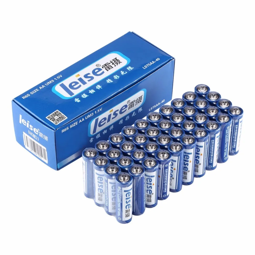 

LEISE Durable Safe Strong Reliable Stable Explosion-proof Environment Friendly No Mercury R6S Size AA UM3 1.5V Battery