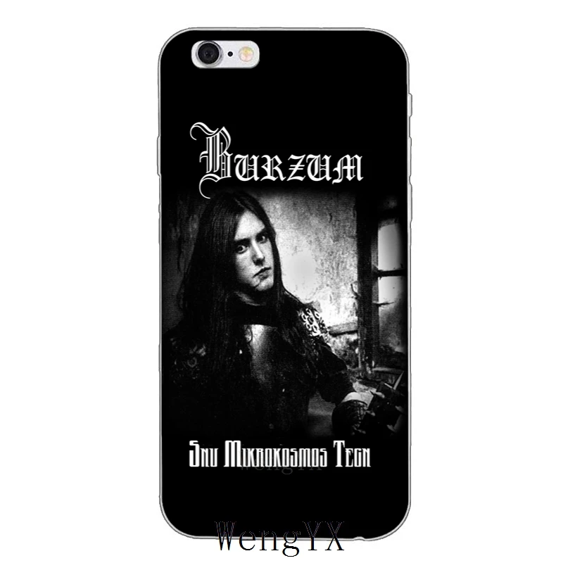 Норвежская Группа черный Burzum тонкий силиконовый мягкий чехол для телефона iPhone 4 4s