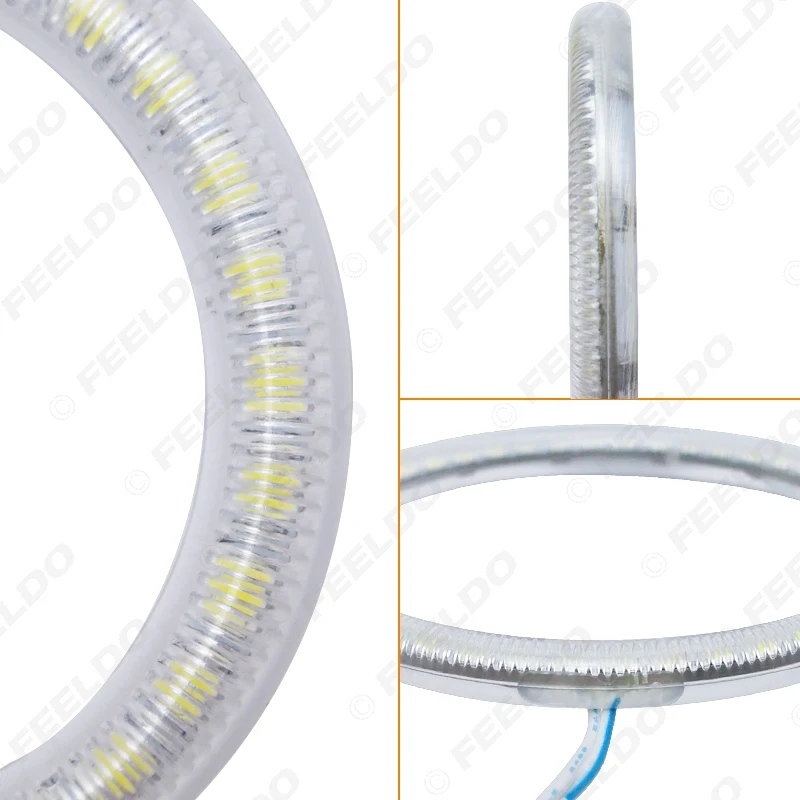 FEELDO 4 шт./компл. Авто SMD Ангельские глазки гало-кольцо для фар для Lada ВАЗ 2110/2112 лампы фар