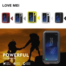 LOVEMEI чехол для экстремальных условий для samsung Galaxy S8 чехол с защитой от грязи Алюминиевый металлический чехол для Galaxy S8 Чехол защитный экран