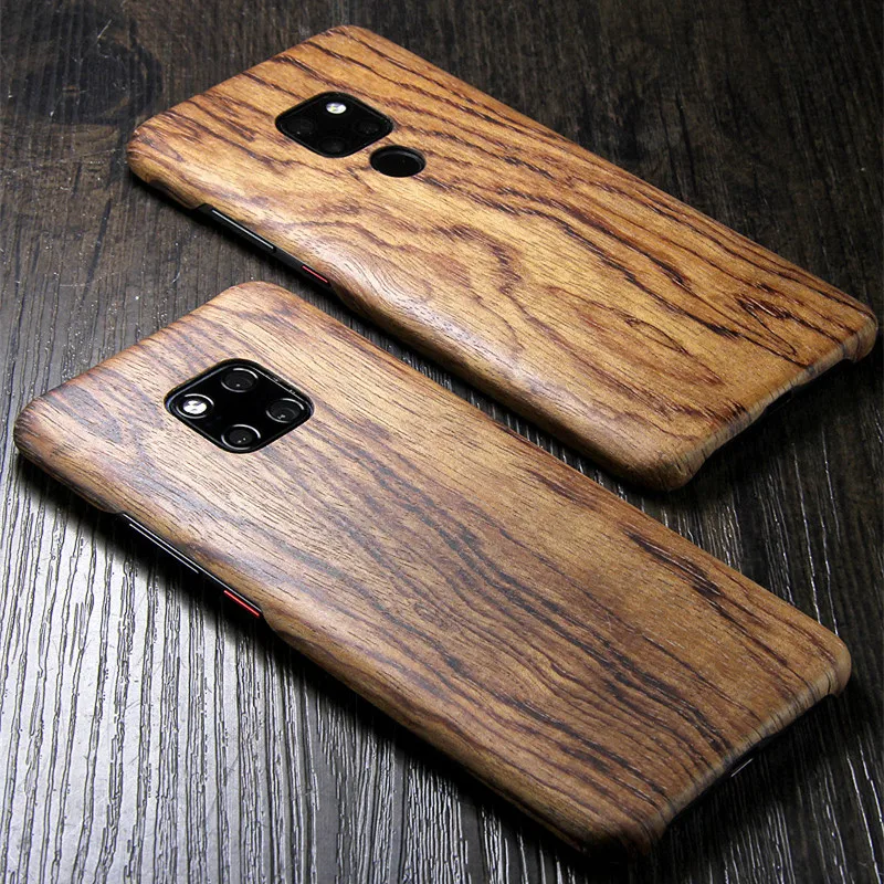 

For Huawei Mate 20 X /Mate 20 Pro/Mate 20 Lite walnut Enony Bamboo Wood Rosewood MAHOGANY Wooden Back Case Cover