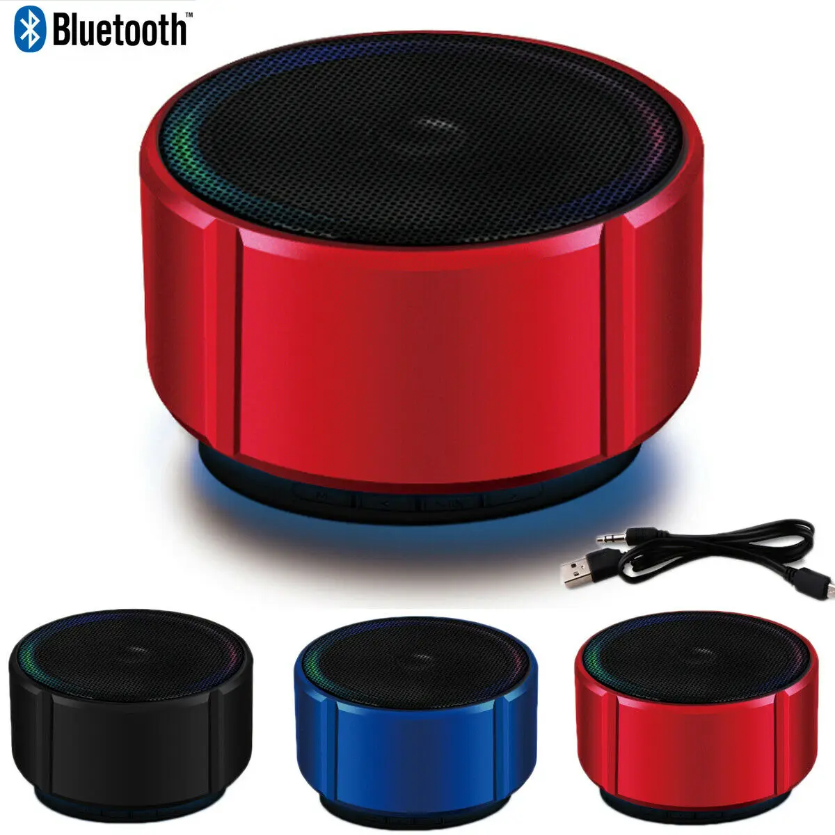 

Recharegable Wireless Bluetooth Speaker Portable USB/TF/FM Waterproof Speaker