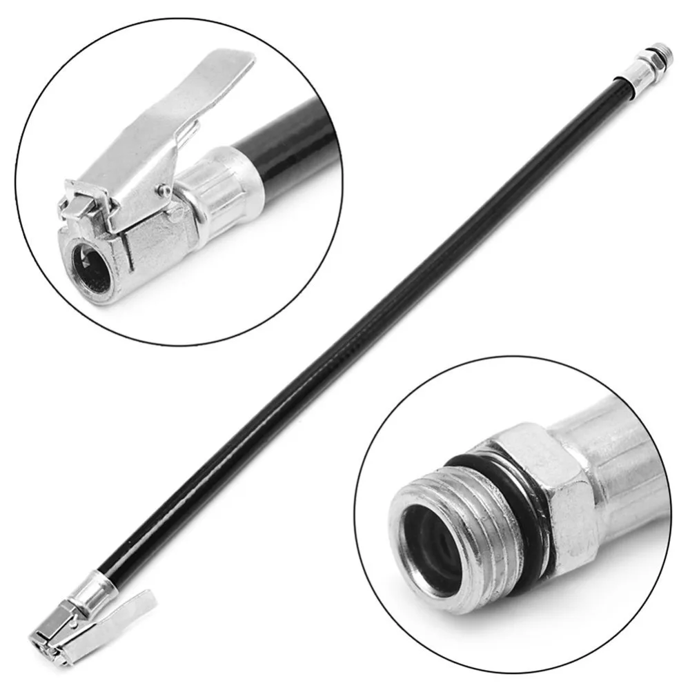 

Air Compressors Inflators Zinc Alloy Car Inflator Hose Flexible Clip On Air Tyre Tire Chuck Tool Garage Equipment Tools C45
