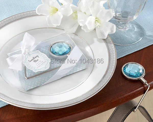 Free Shipping Wedding Favor Blue Shimmering Purse Valet Party Free Shipping Wedding Favor Blue Shimmering Purse Valet Party Gift Handbag Holder 100pcs Lot