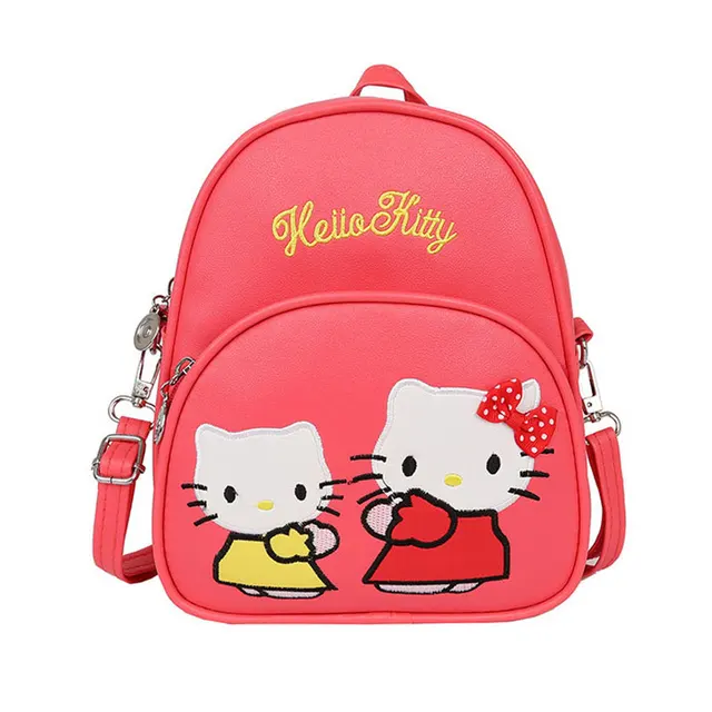3WAY Hello Kitty Backpack Shoulder Crossbody Bags 2019 Fashion New