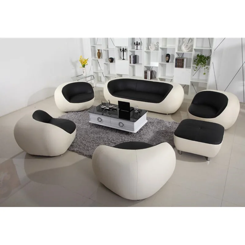 

Top quality khaki fancy modern design leather sofa sets