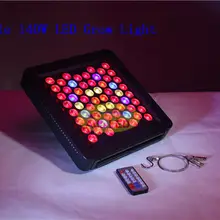 Новое поколение диммируемая Светодиодная лампа для выращивания 140 Вт Объектив пульт дистанционного управления Водонепроницаемый с регулируемой яркостью новое освещение для выращивания