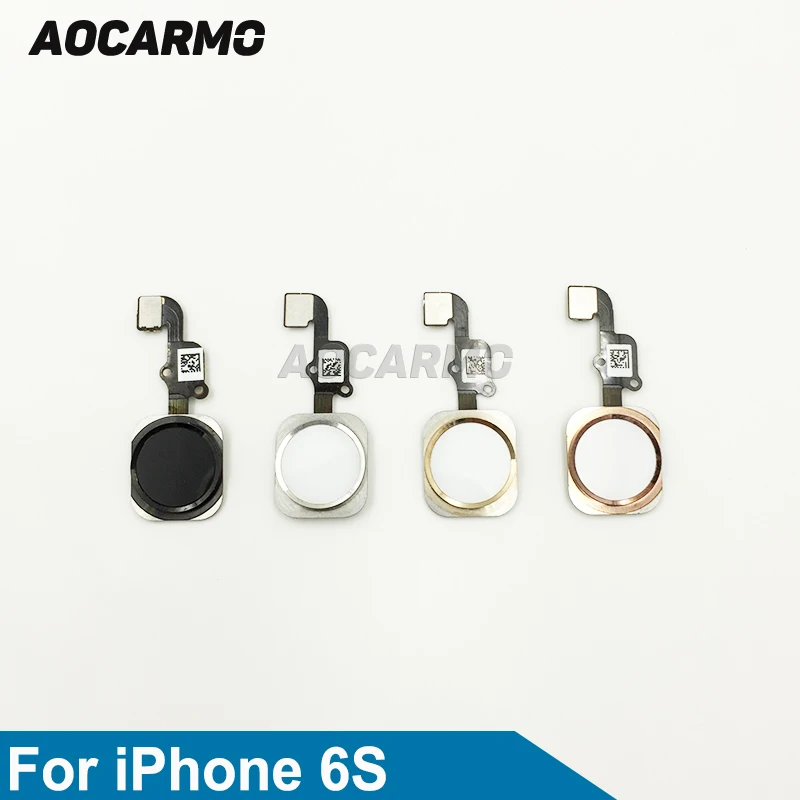 Aocarmo Главная Кнопка главный ключ гибкий кабель Замена сборки для iPhone 6S | Мобильные