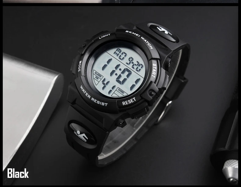 SKMEI брендовые светодиодный цифровые многоцелевые часы наручные часы на открытом воздухе спортивные часы для мальчиков и девочек