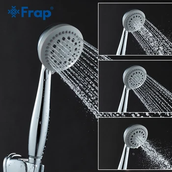

Frap Third gear adjustment Water saving round shower head ABS plastic hand hold rain spray bath shower Bathroom Accessories F06