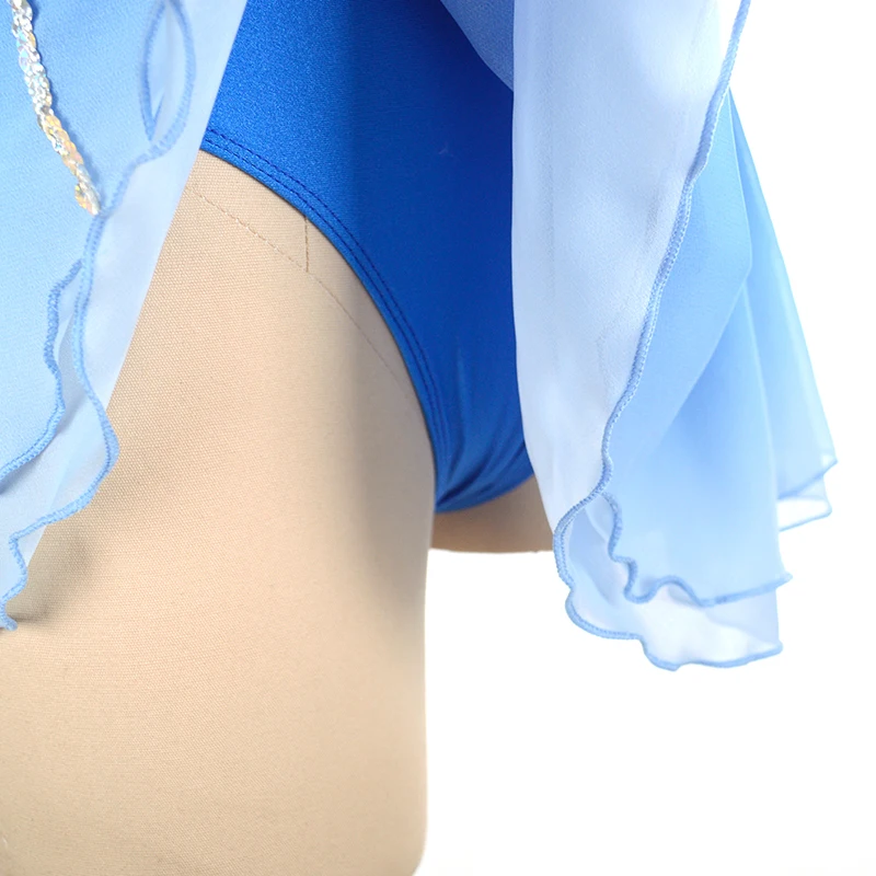 Nasinaya Figure Skating Dress Competition Women's Children's Rhythmic Gymnastics Dance Ice Blue Performance Dress