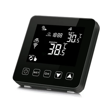 

WiFi Programmable Thermostat Echo Alexa Voice Control Electric Floor Heating Room Temperature Control 16A 100-240V