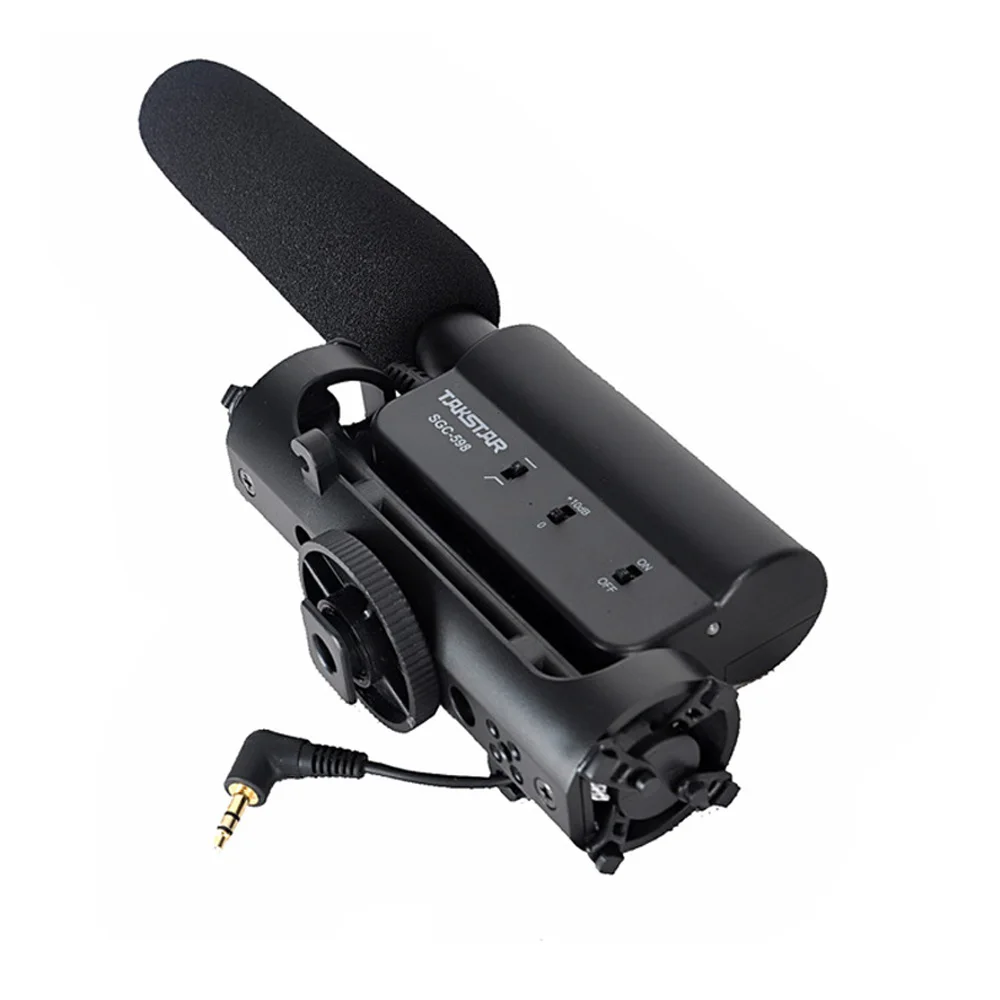 Condenser Photography Interview Recording Microphone for Canon Nikon Camera DSLR DV SGC-598
Condenser Photography Interview Recording Microphone for Canon Nikon Camera DSLR DV SGC-598