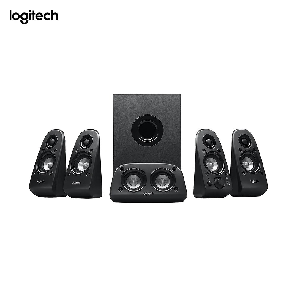 Logitech Z506, 5,1 каналов, 75 Вт, ПК, черный, 48 Вт, 8 Вт