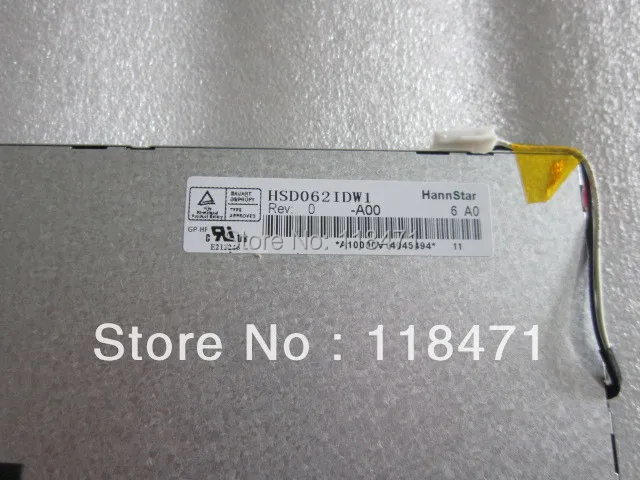 

6.2 inch LCD Panel HSD062IDW1 800 RGB*4800 WVGA Original A+ Grade 6 months warranty