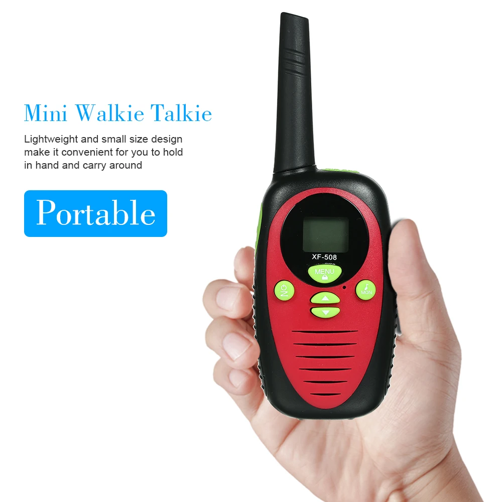 2 шт. дети Walkie Talkie GMRS 2 способ радио 22CH 400-480 мГц частота Портативный переносные рации 3000 м рабочее расстояние