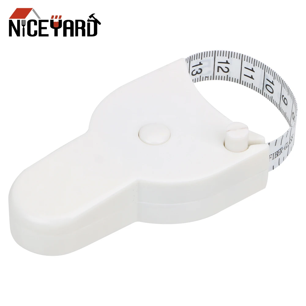 

NICEYARD 150cm Retractable Ruler Measuring Tape Body Fat Weight Loss Measure For Fitness Accurate Tool Caliper Gauging Tool
