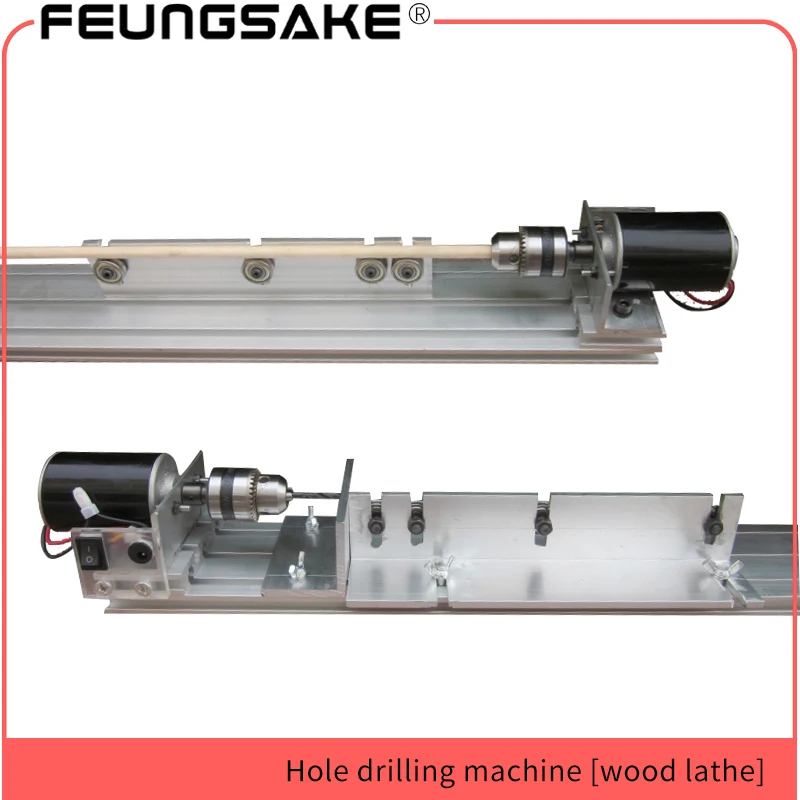 

DIY Wood drilling machine,Mini Lathe Machine Table Saw for polishing Cutting,metal mini lathe, B12 type chuck big power spindle