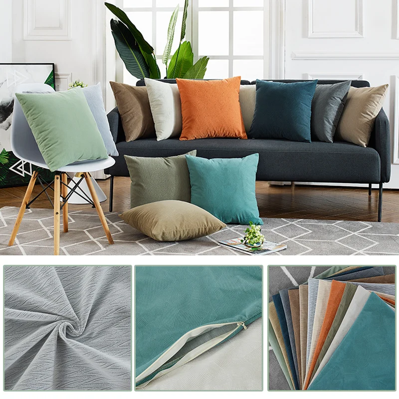 Plush Cushion Cover Velvet Pillow Case 45*45 Throw Pillows Soft Home Bedroom Living Room Chair Decorative Pillow Case Home Decor Plush Cushion Cover Velvet Pillow Case 45*45 Throw Pillows Soft Home Bedroom Living Room Chair Decorative Pillow Case Home Decor