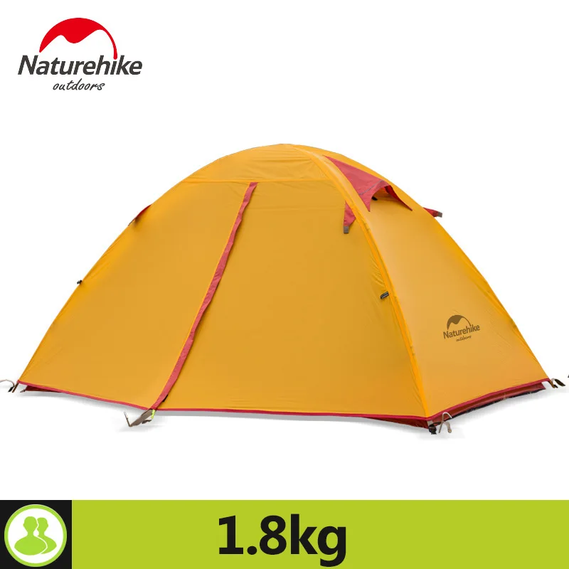 

Naturehike Lightweight Camping Tent 2 Person Portable Rainproof Double Layer Outdoor 2 Colors Camp Durable Gear Picnic Tent