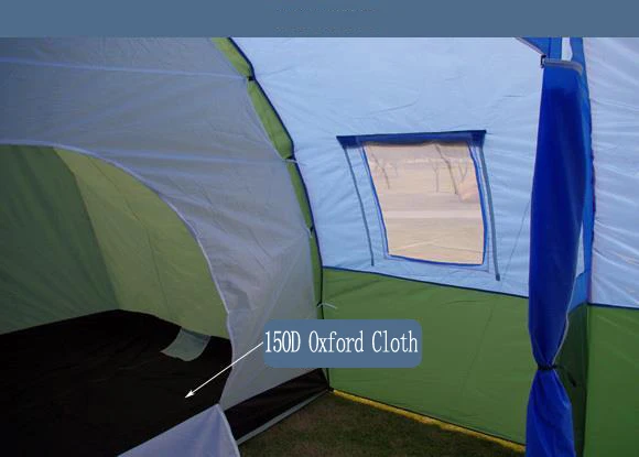 Barraca da Família e barraca de Acampamento e barraca Sala de Viagem ao ar Barraca do Partido 10 Pessoas Grande Túnel e 1 2 Hall Livre Equipamentos 6 salão 2 da barraca de acampamento da
