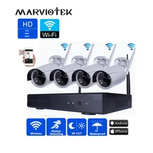 CCTV Camera System Wireless 4CH IP Camera wifi NVR Kit ONVIF Waterproof Outdoor Home Security Camera System video Surveillance