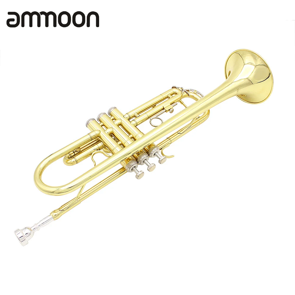 Exquisite Bb B Flat Trumpet High Quality Brass Trumpet with Mouthpiece