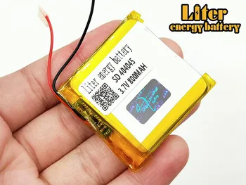 

Rechargeable Li-ion Cell 3.7V polymer lithium battery 404045 044045 800mah With PCB For MP3 MP4 MP5 GPS Power Bank DVD Camera